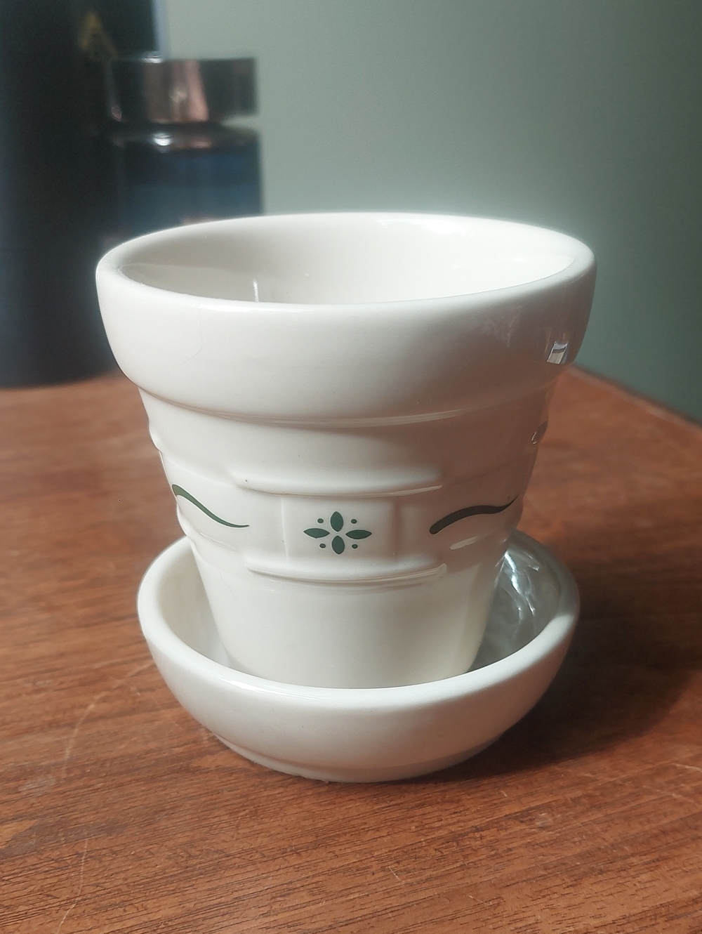 Longaberger Pottery Small Planter